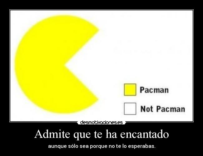 Admite que te ha encantado - 