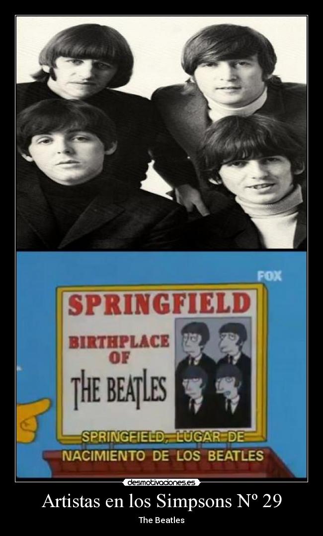 Artistas en los Simpsons Nº 29 - The Beatles