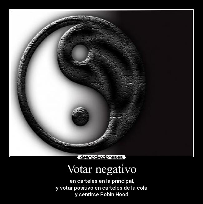 Votar negativo -