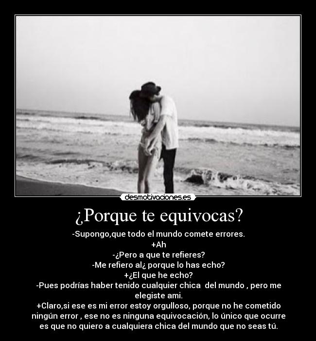 ¿Porque te equivocas? - 