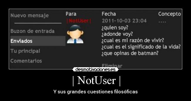 | NotUser | -