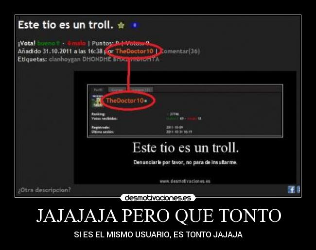 JAJAJAJA PERO QUE TONTO - 