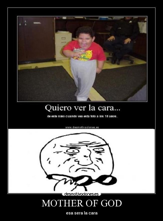MOTHER OF GOD - esa sera la cara