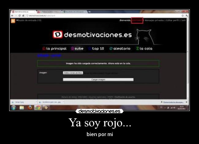 Ya soy rojo... -