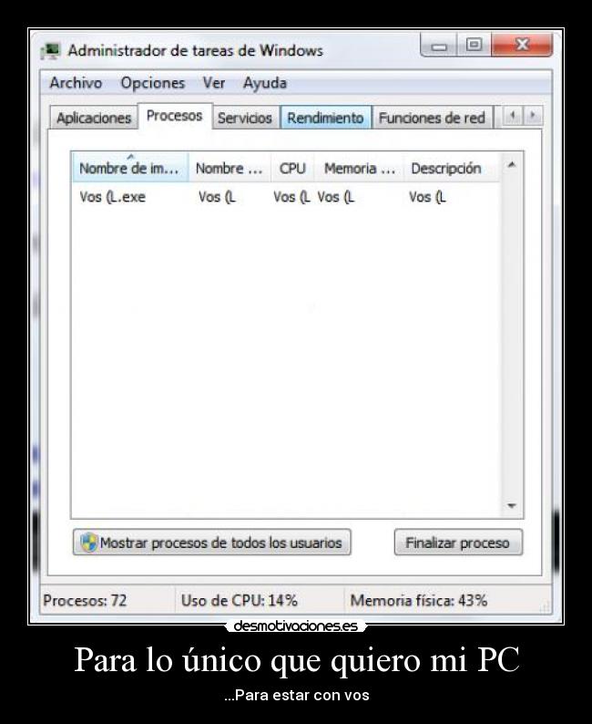 Para lo único que quiero mi PC -
