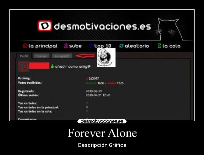 Forever Alone - Descripción Gráfica