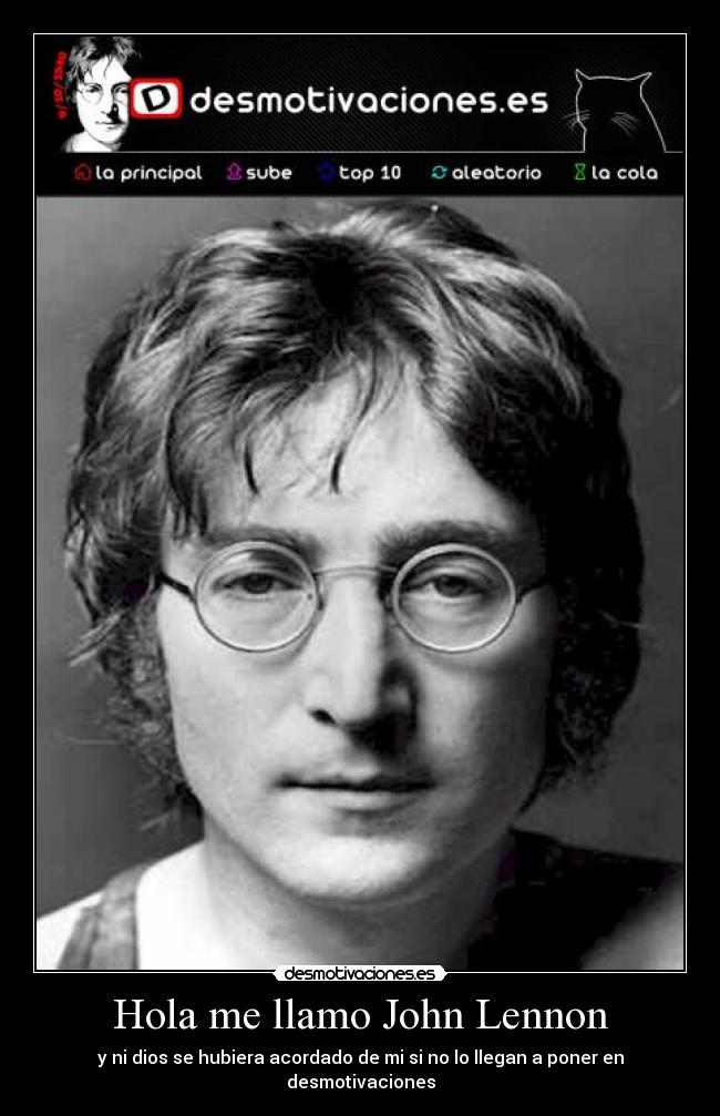 Hola me llamo John Lennon - 