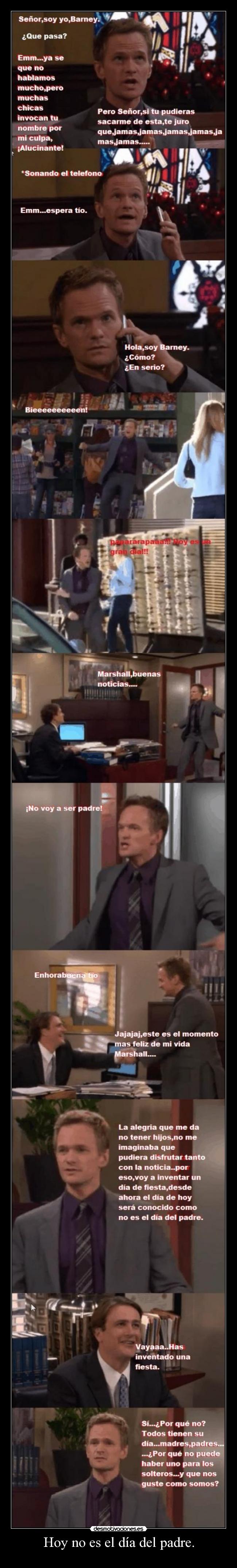 Hoy no es el día del padre. - 