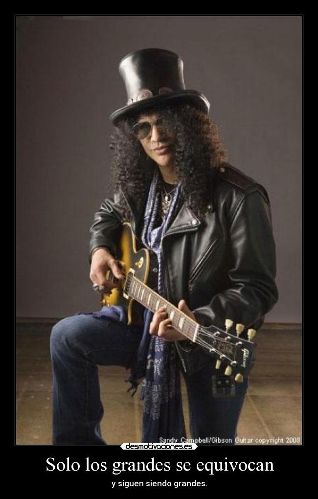 Solo los grandes se equivocan - y siguen siendo grandes.