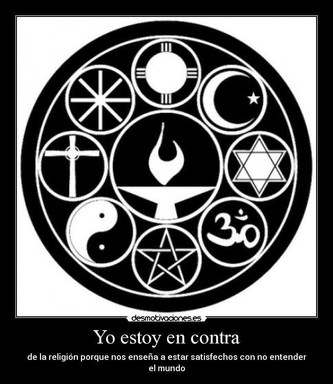 Yo estoy en contra -