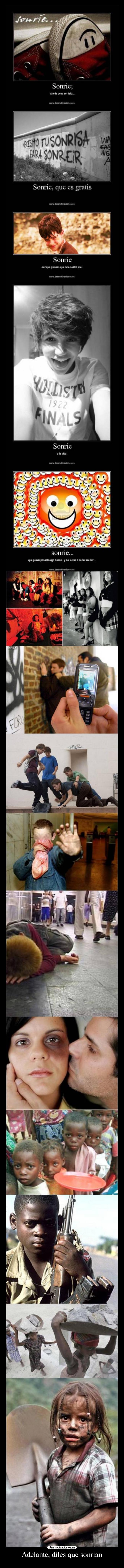 Adelante, diles que sonrían - 