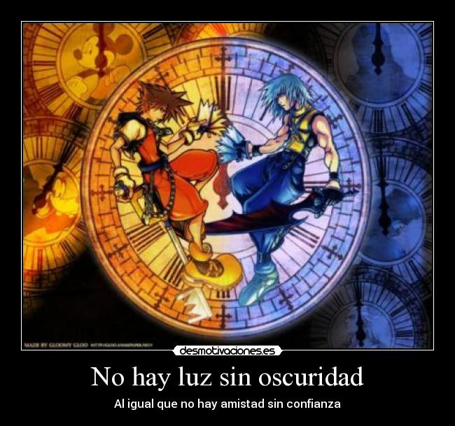 No hay luz sin oscuridad -