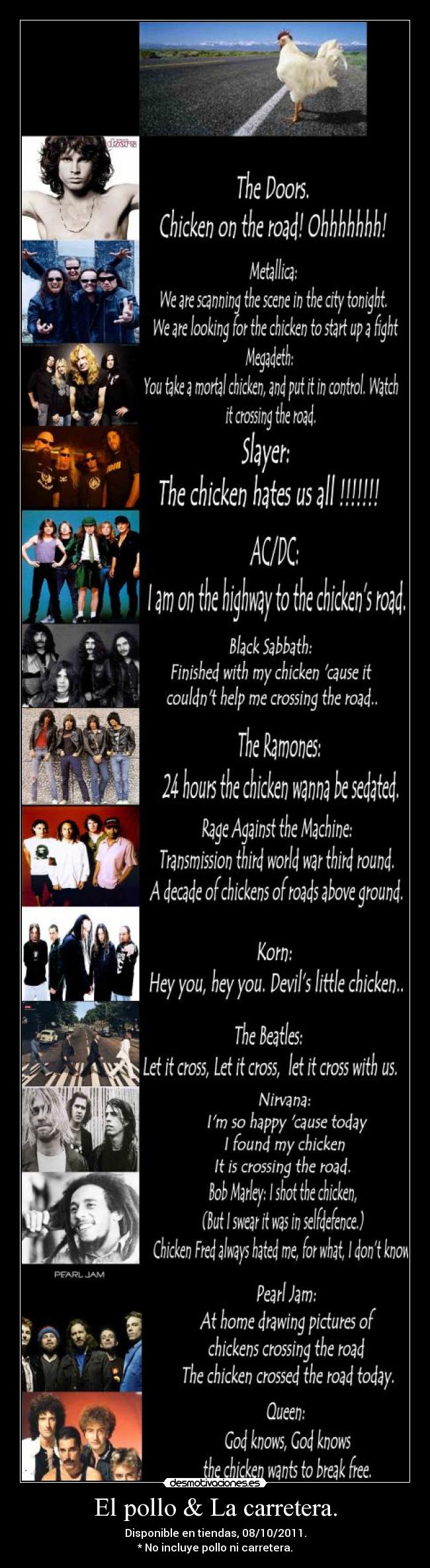 carteles the volsco pollo carretera grandes exitos desmotivaciones