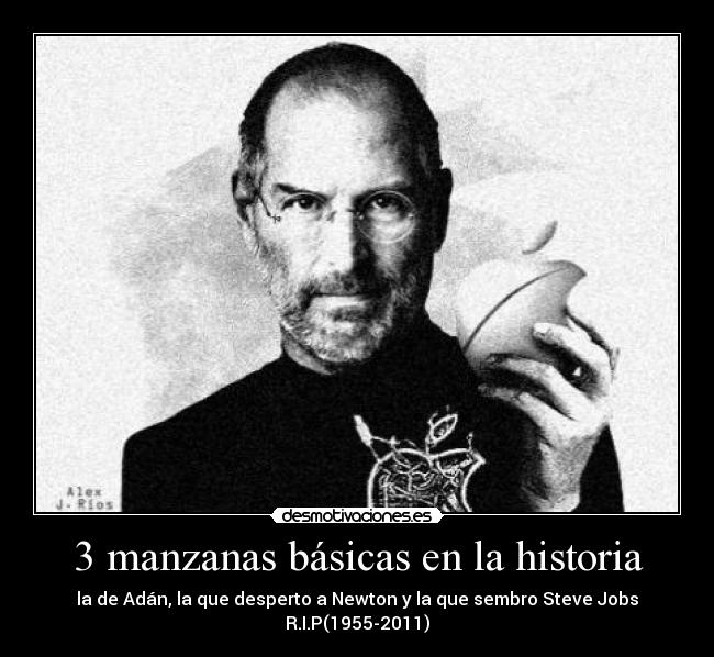 3 manzanas básicas en la historia -