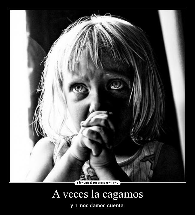 A veces la cagamos -