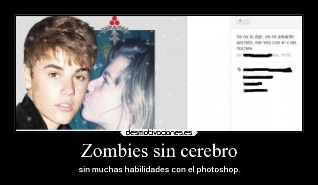 Zombies sin cerebro - sin muchas habilidades con el photoshop.