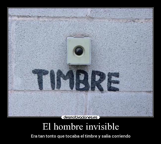 El hombre invisible -