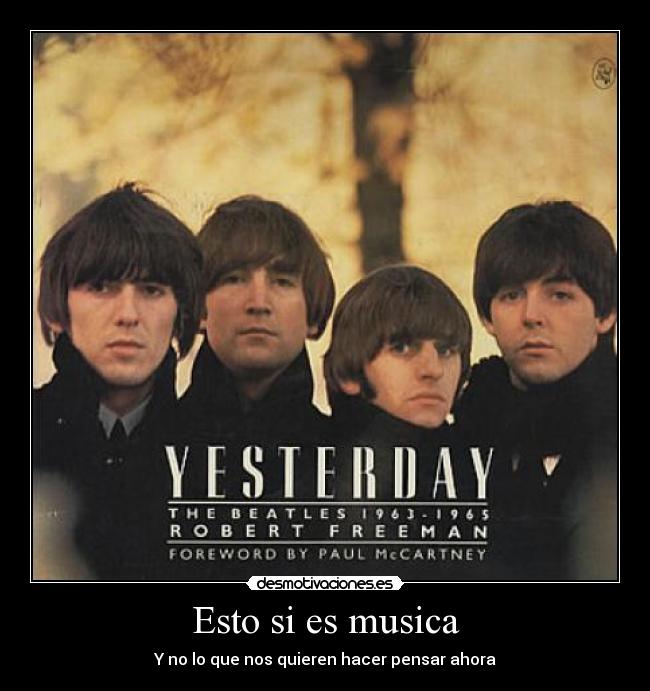 Esto si es musica - Y no lo que nos quieren hacer pensar ahora