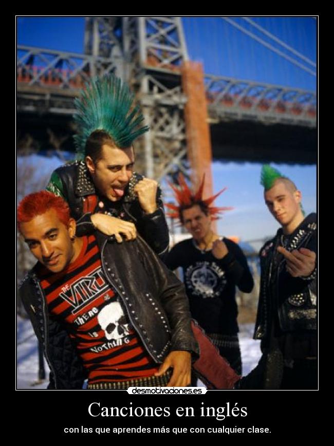 Canciones en inglés - con las que aprendes más que con cualquier clase.