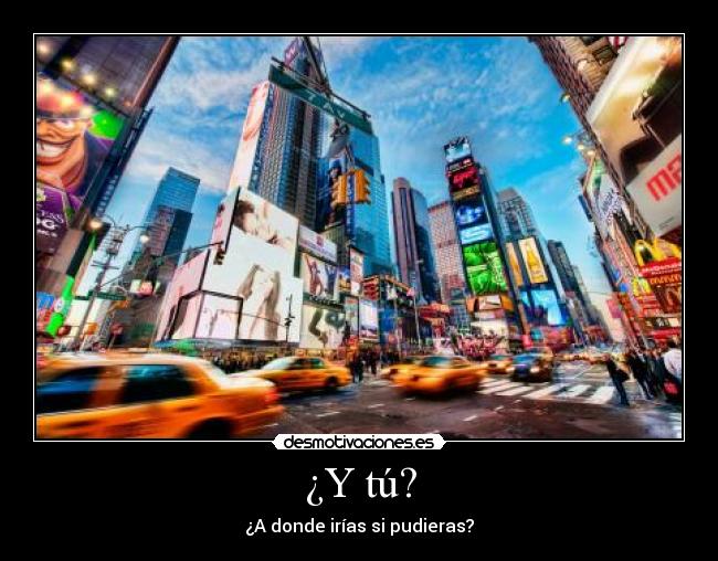 ¿Y tú? -