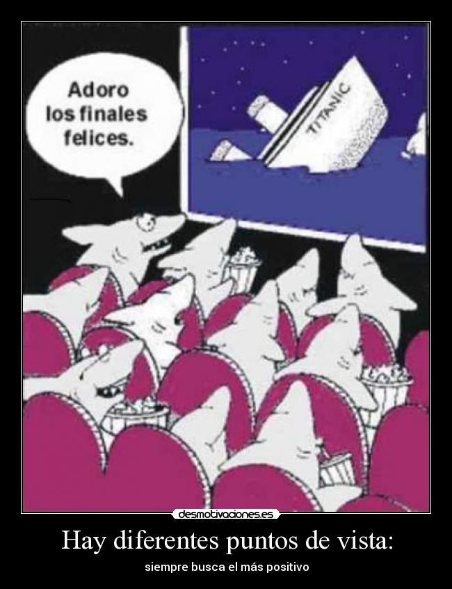 Hay diferentes puntos de vista: - 