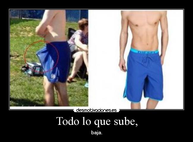 Todo lo que sube, - baja.