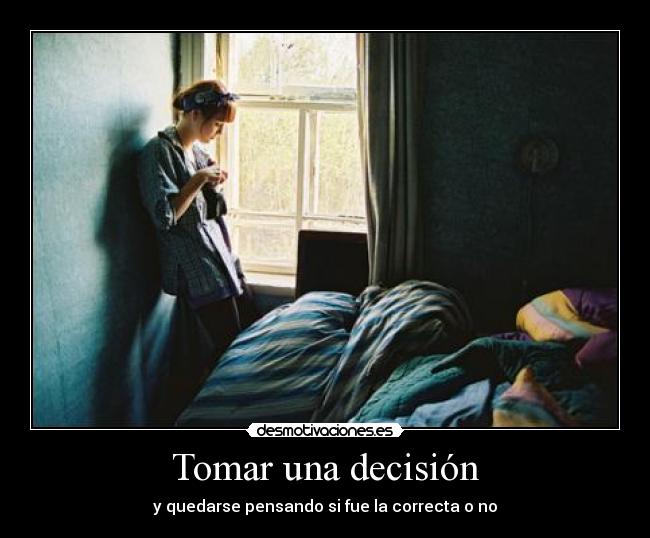 Tomar una decisión -