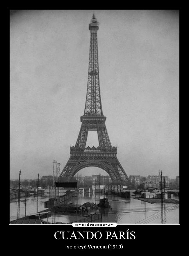 CUANDO PARÍS - se creyó Venecia (1910)