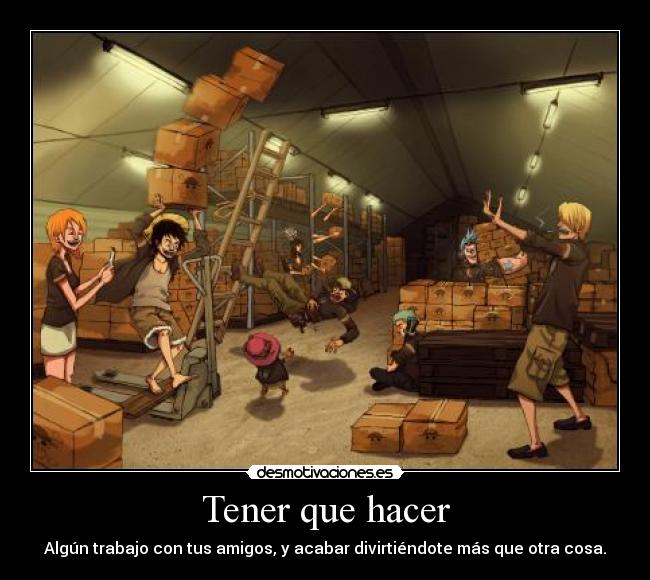 Tener que hacer - 