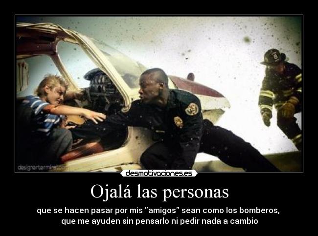 Ojalá las personas -