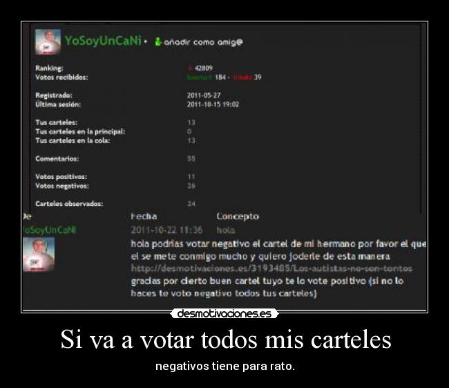 carteles clanng 432 carteles votados negativo voy por palomitas desmotivaciones