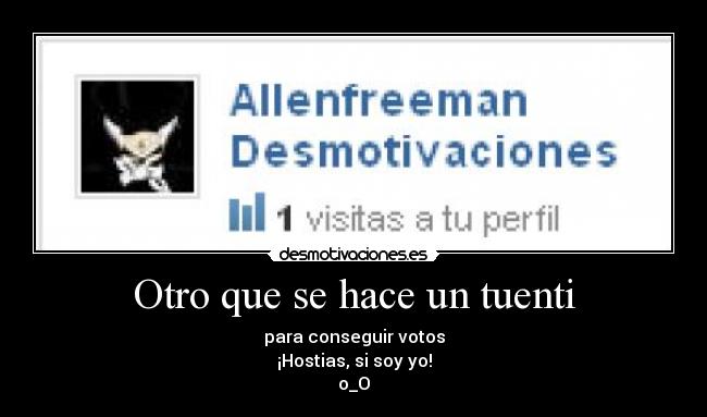 Otro que se hace un tuenti - 