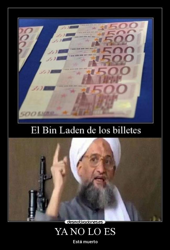 YA NO LO ES - Está muerto