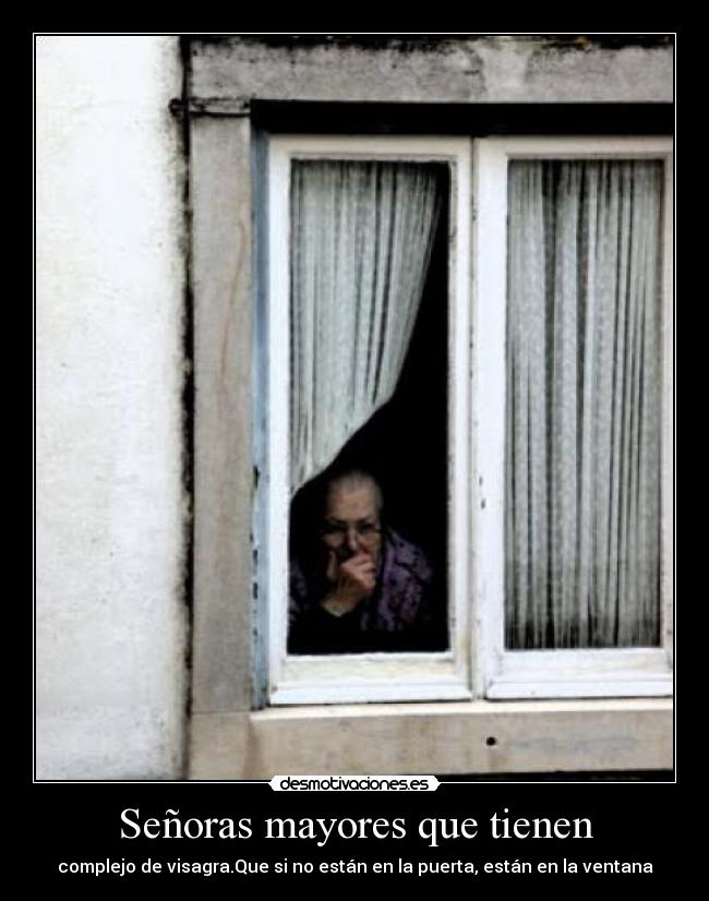 Señoras mayores que tienen - 