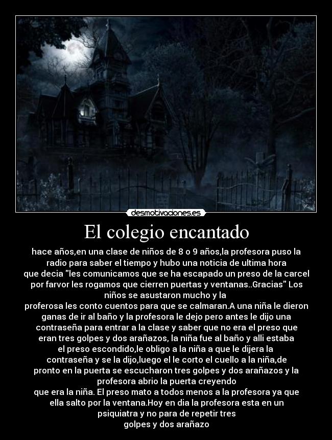 El colegio encantado -