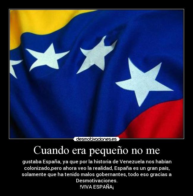 Cuando era pequeño no me -