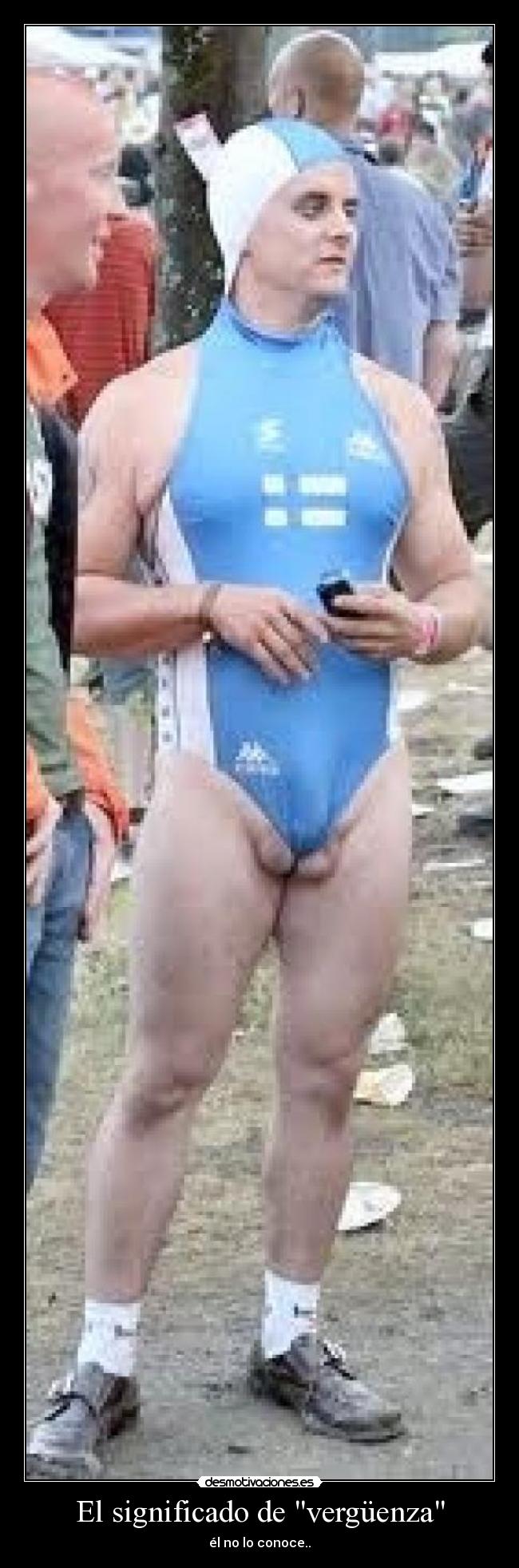 El significado de vergüenza - él no lo conoce..