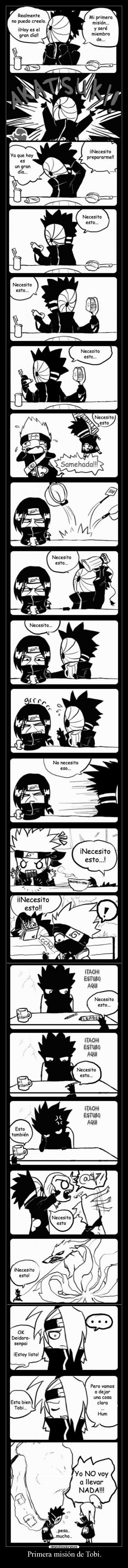 carteles lachicaincognita akatsuki naruto itachi deidara tobi kisame hidan necesito esto desmotivaciones