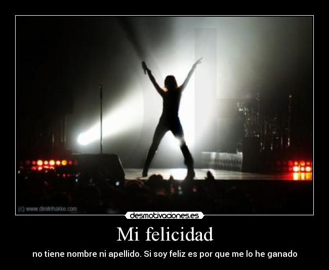 Mi felicidad -