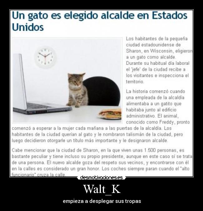 Walt_K - empieza a desplegar sus tropas