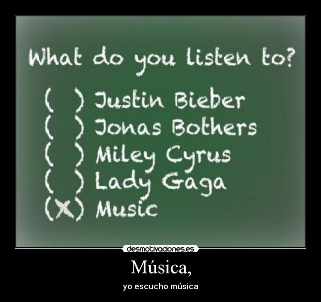 Música, -