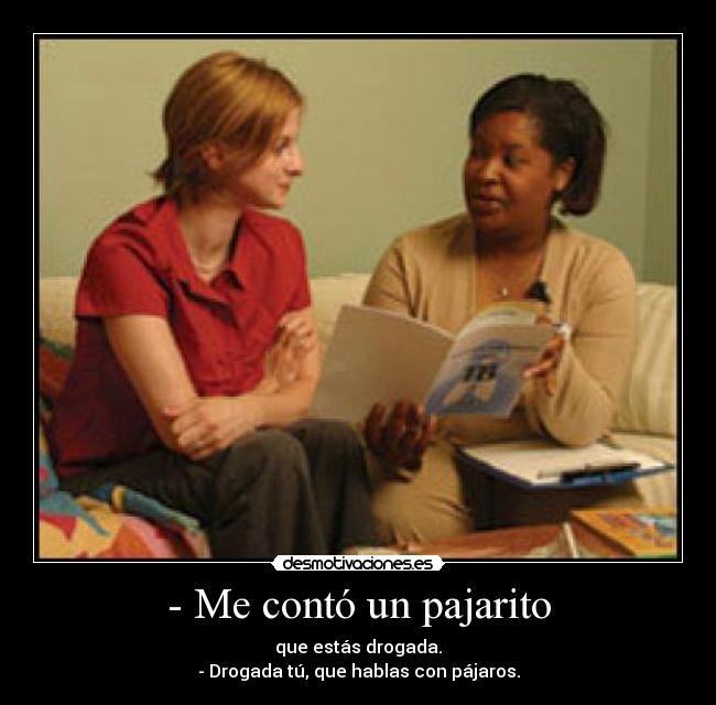 - Me contó un pajarito -