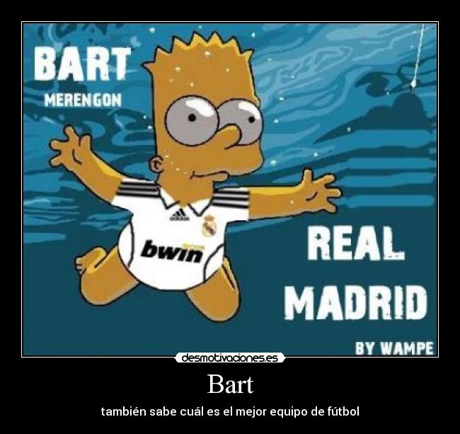 Bart - también sabe cuál es el mejor equipo de fútbol