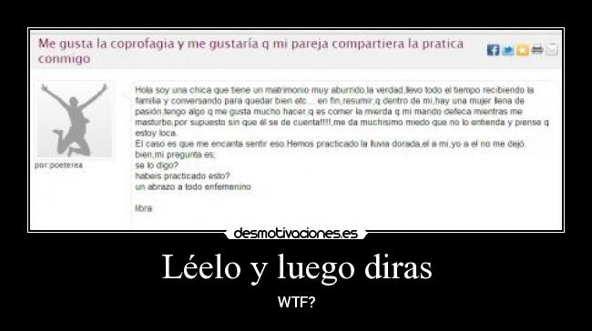 Léelo y luego diras - WTF?