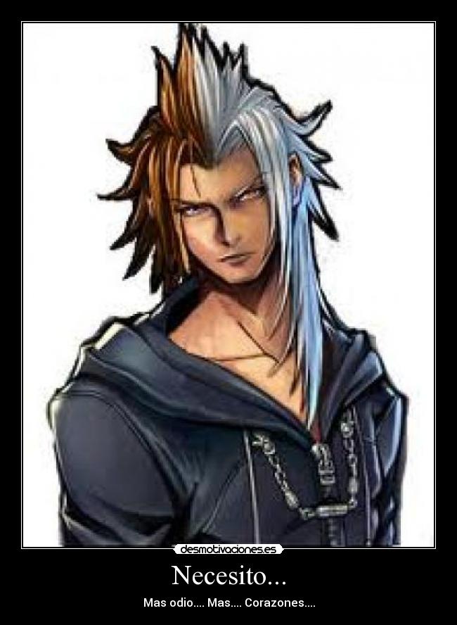 Necesito... - Mas odio.... Mas.... Corazones....