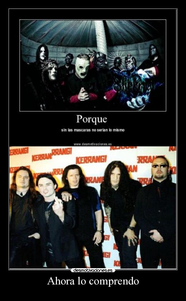 Ahora lo comprendo -