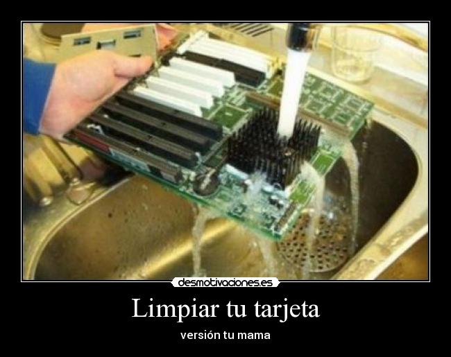Limpiar tu tarjeta -
