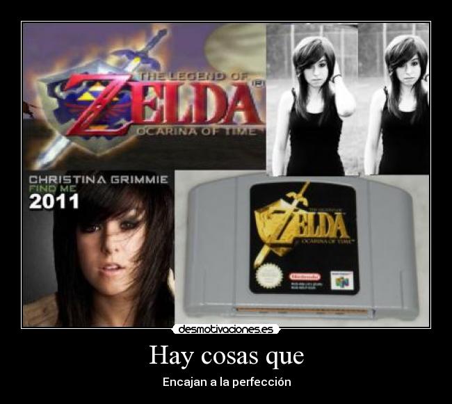 Hay cosas que - Encajan a la perfección