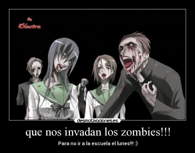 que nos invadan los zombies!!! -
