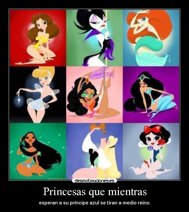 Princesas que mientras -
